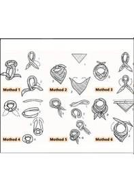 Resim Melek Kare Bandana Fular Turuncu 