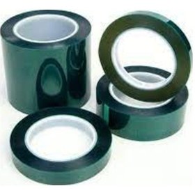 Resim Stein Yeşil Polyester Maskeleme / Koruma Bantı 12Mmx66Mtx3Adet 