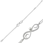 Resim Silver Infinite Love Women's Bracelet 