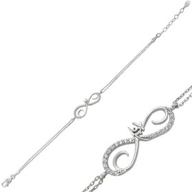 Resim Silver Infinite Love Women's Bracelet 
