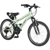 Resim CESA BİSİKLET Cesa Bike Classic 20 Jant Vitesli Bisiklet 6-10 Yaş Pastel-Yeşil Çocuk Bisikleti 