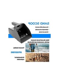 Resim Ulzyvf Taş Profesyonel Metal Küreği, Kum Kova, Kepçesi Dedektör Arama Aksesuarları: Bj 