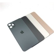 Resim iPhone 11 Pro Uyumlu Arka Kapak Yapışkanlı Kamera Lensinden Geçen 
