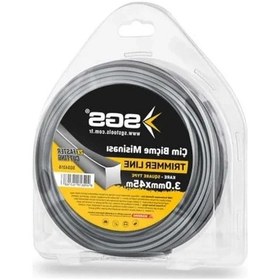Resim Çim Biçme Tırpan Misinası, Kare 3.0 Mm 45 Mt Uzunluğunda 