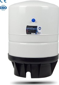Resim 40 Litre ( 10.7 Galon ) Su Arıtma Cihazı Metal Genleşme Su Tankı Su Arıtma Deposu 40 Litre 