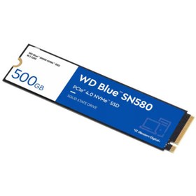 Resim WD Blue SN580, WDS500G3B0E, 500GB, 4000/3600, Gen4, NVMe PCIe M.2, SSD Western Digital