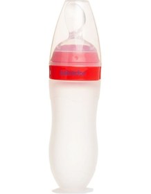Resim Bebedor Silikon Biberon Ve Kaşık 120Ml 