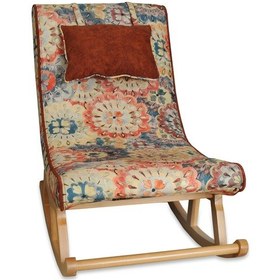 Resim Asedia Asedia Miskin Naturel Çiçekli Sallanan Sandalye Dinlenme Koltuğu 