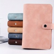 Resim 6 Bölme ile A6 Boyutlu PU Deri Düzenleyici Defter, Pürüzsüz Bitiş, Finansal Yönetim için 