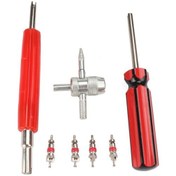 Resim Sones Araba Gövde Motosikletleri İçin Lastik Sökme Aleti + Lastik Supap Seti 