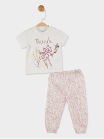 Resim DİSNEY Bambi Lisanslı Kız Bebek Pijama Takımı 20825 