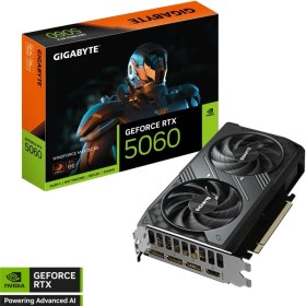 Resim TeknoKapsül Gigabyte GV-N5060WF2MAX Oc-8gd RTX5060 Ekran Kartı 8GB GDDR7 128BIT Windforce Soğutma 2 Fanlı HDMI Çıkışı 