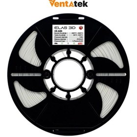 Resim Elas 3d Beyaz Hs Abs Filament - 1.75mm - 1 Kg Beyaz 