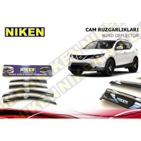 Resim Nissan Qashqai Cam Rüzgarlığı 4Lü Kromlu Niken 2014 Sonrası 