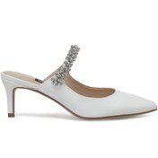Resim Nine West Bile 2pr Beyaz Kadın Topuklu Terlik 