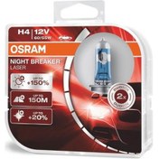 Resim Osram Night Breaker Laser H4 Ampul Takımı %150 Daha Fazla Işık N11.5323 