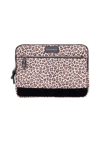 Resim Bloominbag Earthy Leopard 13 İnç Laptop / Macbook Uyumlu Kılıf Kahverengi - Sarı 