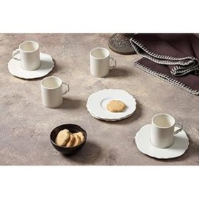 Resim Roses Store Porland Tide Alumilite 4 Kişilik Kahve Takımı 80Cc 