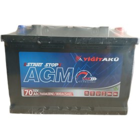Resim Yiğit Akü 12 V 70 Ah Agm Start Stop 760 A(En) 2 Yil Garantili / 169782897 