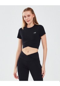 Resim Skechers Performance Coll. W Short Sleeve T-Shirt Kadın Siyah Tshirt S241133-001 Siyah 