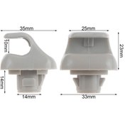 Resim Lasonstiges 2 Adet Araba Güneşlik Tutucu Kanca Kanca Honda Accord Odyssey Cr-v Civic Oto Güneşlik Toka 88217-s04-003za 88217s01a01za 