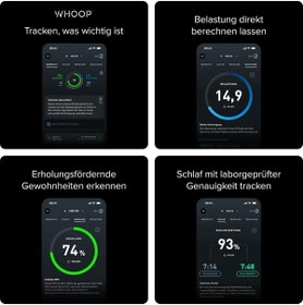 Resim WHOOPI Whoop 4.0 Akıllı Aktivite Takipçisi Siyah 