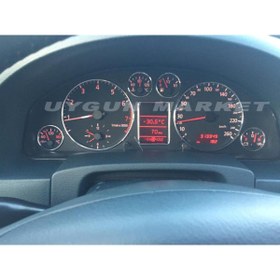 Resim NOS Audi Gösterge Halkası, Audi Gösterge Çerçevesi, A4 A3 B5 A6 C5 Kadran Krom Halkası 