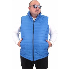 Resim Starbattal Büyük Beden Jessica Su Itici Yelek 22810 Saks - 2Xl Saks Mavisi 