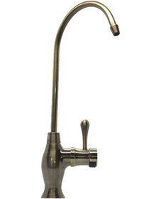 Resim Rainwater Tekli Ledli Antik Pirinç Renk Su Arıtma Musluğu Antik 