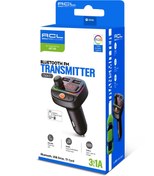 Resim Genel Markalar Aft-08 3.1 Amper Araç Içi Bluetooth Modulatör - Araç Içi Çakmaklık Şarj Type-c Aft-08 Fm Transmitter 