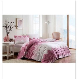 Resim Taç Flanel Gael Çk Nevresim Takımı Mürdüm 