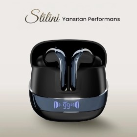 Resim Bix Twx Soundcraft Anc Enc Gürültü Engelleme Özellikli Dijital LED Ekranlı Bluetooth 5.4 Tws Kablosuz Kulak Içi Kulaklık 