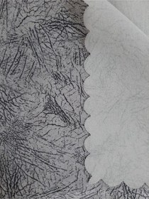 Resim Koltuk Çekyat Örtüsü Açık Gri Damar Desenli Kaymaz Taban Süngerli Üst Kumaş Kadife 