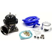 Resim Dashanshop Evrensel Alüminyum Turbo Şarj Rölief Valfi 63-65mm Flanş Egzoz Valfi Siyah 