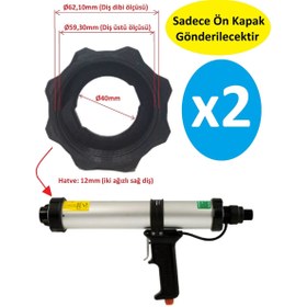 Resim Poyraz Bioplast Havalı Silikon Tabancası Ön Kapak - 2 Adet 