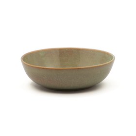 Resim Stoneware Yayvan Bowl - Müdavim Yeşil / Tekli 