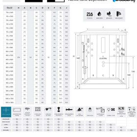 Resim Duvardan Duvara Tekneli Buharlı | Masajlı Compact Duşakabin | Mod - 75x160 / Siyah / Tekneli 