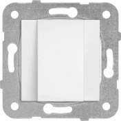 Resim Mena Rise Karre/meridian Beyaz Kablo Çıkış Mekanizma ve Düğme/kapak 