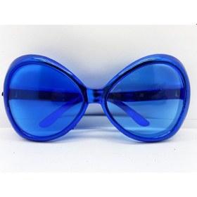 Resim Mavi Renk Yeşilçam Nostalji 80li Yıllar 90lı Yıllar Parti Gözlüğü 7x16 cm 