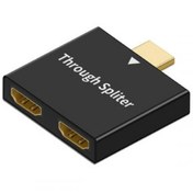 Resim Coofbe HDMI Çoğaltıcı HDMI Splitter 2in1 1080P HDMI Çoğaltıcı Tak Çalıştır, TV, PC, Playstation HDMİ Çoğaltıcı 