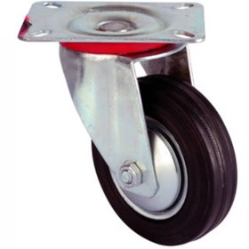 Resim Skygo Servis Tekeri - Tablalı Siyah Döner - Çap 100 mm 