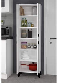 Resim Osaka İki Kapaklı Kiler Dolabı Beyaz 