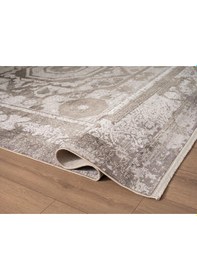 Resim Art At004g Gri Halı Modern Desen Triko Akrilik Viskon Boyama Yüksek Sıklık Ipek Serisi-764 Gri 