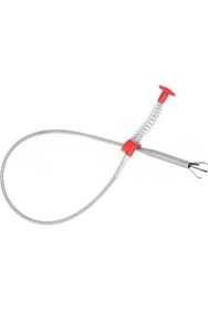 Resim Baysa Lavabo Temizleme Kancası Kıskacı Pratik Tel 90 cm 