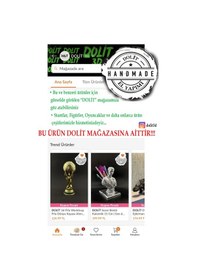 Resim Dekoratif Hilal Tasarımlı Siyah Vazo, Obje,plastik 