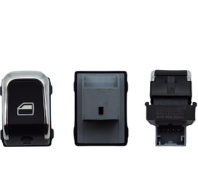 Resim Audi A1 A6 A7 A8 2011 Sonrası Tekli Cam Açma Düğmesi 