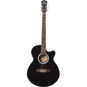 Resim Gitar Akustik Extreme Sahne Gitarı (XAC45EQ4BK) 