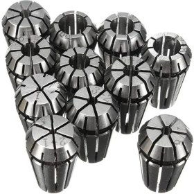 Resim 11 Adet Tam ER16 Hassas Yaylı Yüksük Seti Cnc Freze Torna Tezgahı ve Iş Tutma (Yurt Dışından) 