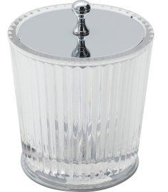 Resim Setüstü Linealux Pamukluk 4040 - Küçük / PVD Mat Chrome Çizgili Cam 