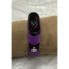 Resim Renkli Dokunmatik Çocuk Kol Saati, Su Geçirmez, LED Ekran, Silikon Kordon 